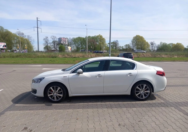 Peugeot 508 cena 38000 przebieg: 175326, rok produkcji 2017 z Kolno małe 137